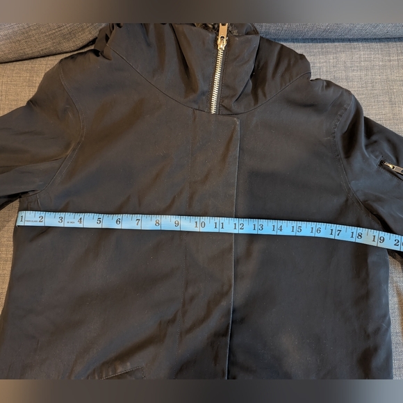 ELVINE - Women's Black Winter Jacket / Coat with Faux Fur Lining - Picture 9 of 9